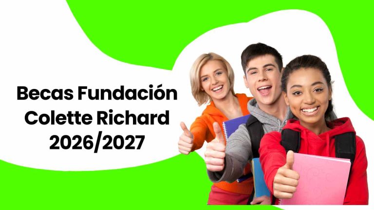 Lee más sobre el artículo BECAS FUNDACION COLETTE RICHARD 2026/2027